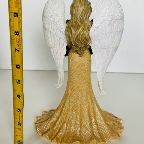 Angel Figurine Fairy Sculpture Christmas Thomas Kinkade Hamilton Heavenly Light - Picture 4 of 6
